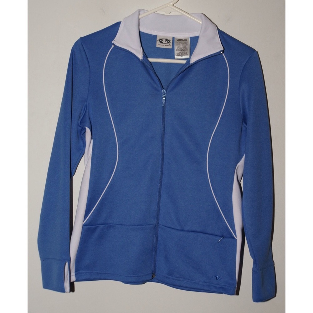 Athletic works S blue azure jacket with one pocket